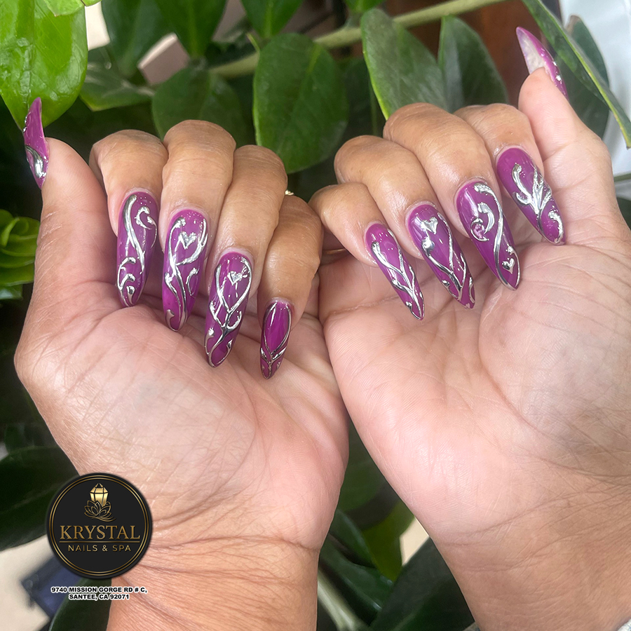 nail art by Krystal Nails Spa